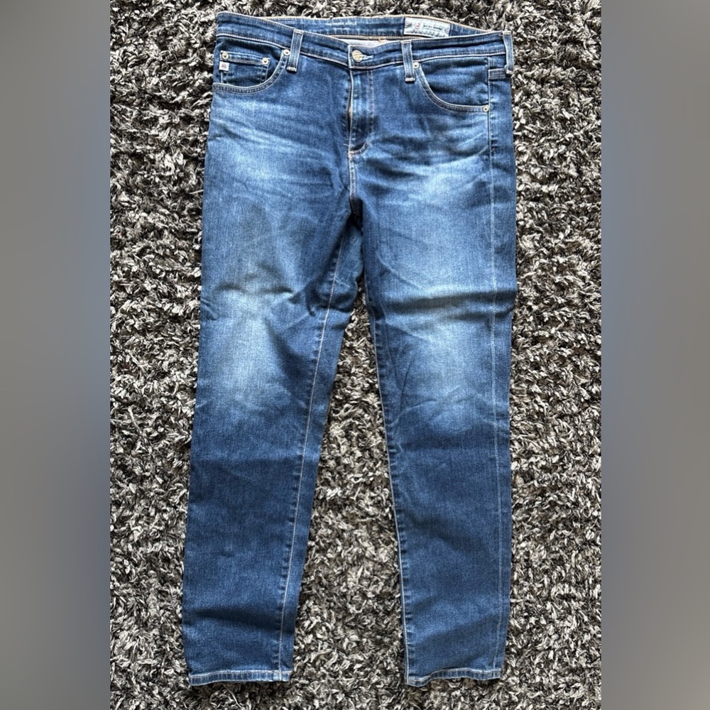 AG Adriano Goldschmied Jeans The Prima Ankle Cigarette 31R Women's Medium Blue